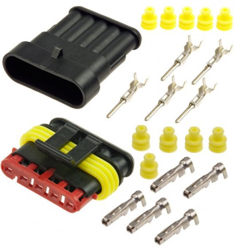 Złącze hermetyczne 5 pin Superseal komplet