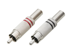 Wtyk cinch metal (RCA)