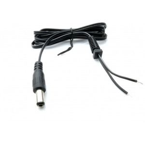 Wtyk DC 2,1 x 5,5mm z kablem 150cm