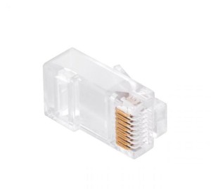 Wtyk telefoniczny RJ45 8P8C drut, kat.6E