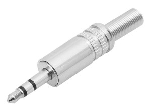 Wtyk Jack 3,5 stereo, metal