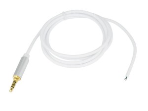 Wtyk Jack 3,5 4-polowy z kablem 1m