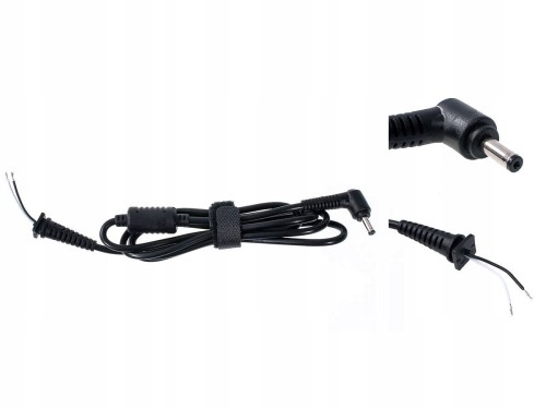 Wtyk DC 4,0 x 1,35mm z kablem 1,8m, do laptopa