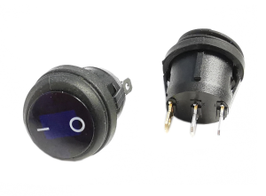 Przełącznik SMRS 101 5L okrągły ON-OFF D20 IP65 niebieski
