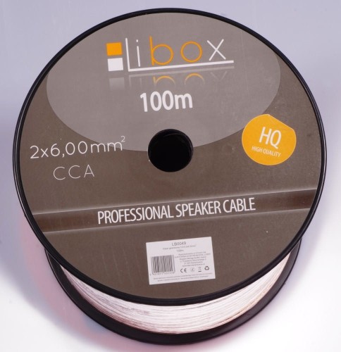 Kabel głośnikowy 2x 6,00mm CCA