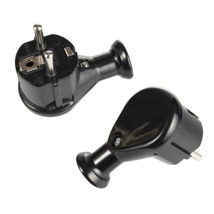 Wtyk sieciowy WT-50 czarny, unischuku, MONTIS