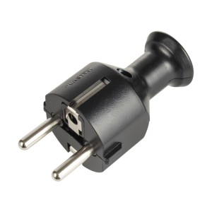 Wtyk sieciowy WT-40 czarny unischuku MT020-C