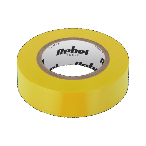 Taśma izolacyjna 0,13mm/19mm 10yd REBEL żółta