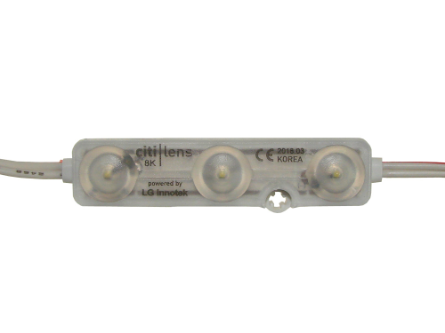 Moduł LED 3x2835 8000K 0,72W LG prostokąt IP68