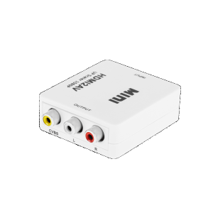 Konwerter gniazdo HDMI - gniazda AV cinch CVBS-Audio