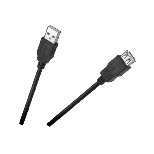 Kabel USB wtyk A - gniazdo A 1,0m