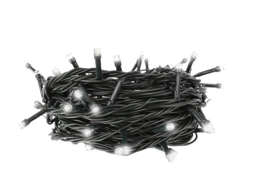 Lampki choinkowe 100 LED, biały zimny, zewnętrzne IP44