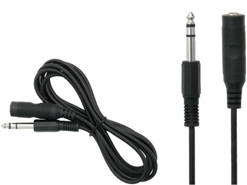 Przedłużacz jack 6,3mm 3m prosty