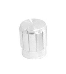Gałka potencjometru srebrna 13mm