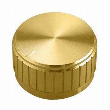 Gałka potencjometru złota 30mm