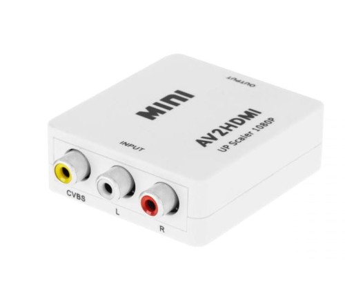 Konwerter gniazdo AV cinch CVBS + audio - gniazdo HDMI