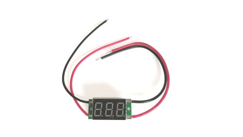 Amperomierz LED 12V 10A niebieski