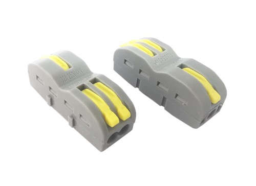 Kostka elektryczna, rozgałęźnik 1->2 FD-12 250V/32A