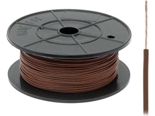Kabel FLRY-A 0,22mm, brązowy