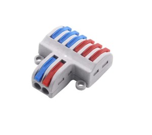 Kostka elektryczna, rozgałęźnik 2->6 SPL-62 250V/32A