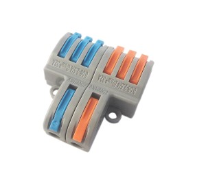 Kostka elektryczna, rozgałęźnik 2->6 FD-26 250V/32A