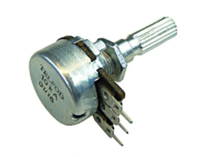 Potencjometr obrotowy 10kB, logarytmiczny, TELPOD