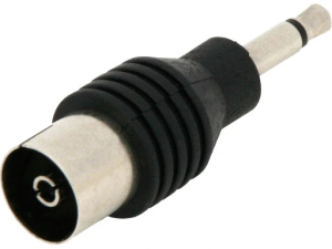 Przejście wtyk Jack 3,5mm mono - gniazdo TV
