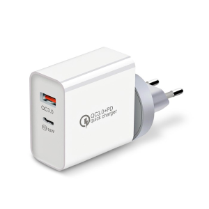 Ładowarka sieciowa USB 3.0 QC + USB typu C PD MT008 MONTIS