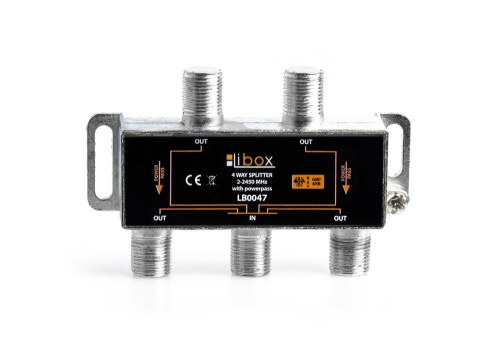 Spliter 4 ways LIBOX Power Pass LB0047