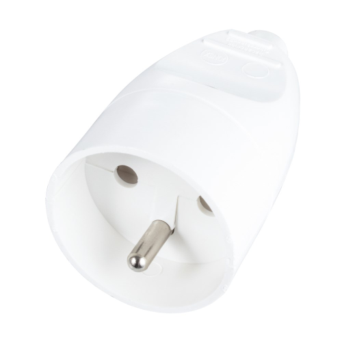 Gniazdo przedłużacza GN-171 białe MT024