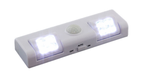 Lampka LED 8 z czujnikiem ruchu biała
