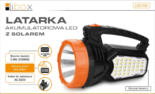 Latarka szperacz akumulatorowa LIBOX LB0168