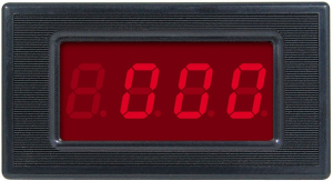 Woltomierz panelowy LED do 20V DC, czerwony