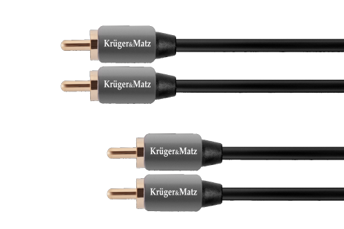 Kabel 2 cinch - 2 cinch, 1,8m, Kruger&Matz