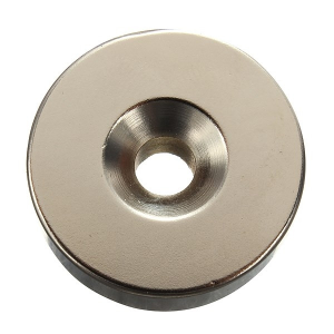 Magnes neodymowy pierścieniowy 25x5mm, otwór 11/5mm