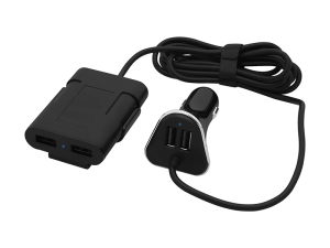 Ładowarka samochodowa 4x USB 9,6A