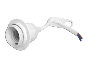 Oprawka E27, ABS, kołnierz