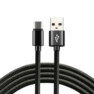 Kabel USB wtyk A - USB typ C, 0,3m, 3A, EverActive CBB-0.3CB