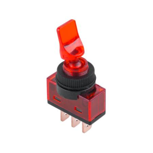 Przełącznik ASW-14D 12V/20A czerwony