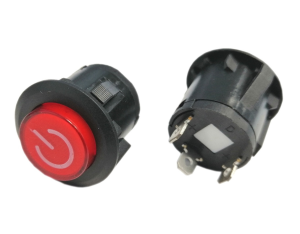 Przełącznik PBO-18AR bistabilny 16A/250V czerwony