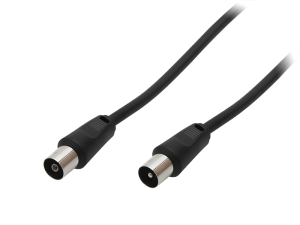 Kabel TV-Video 1,5m czarny