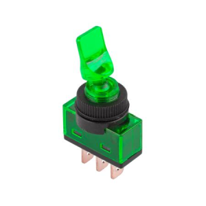 Przełącznik ASW-14D 12V/20A zielony